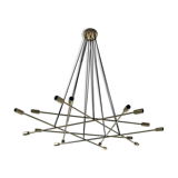 Brass chandelier with 16 lights