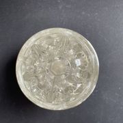 Pique-fleurs - Silver metal and glass
