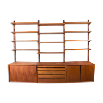 Danish modular shelf in teak by Poul Cadovius 1960