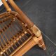 Set of 4 rattan armchairs