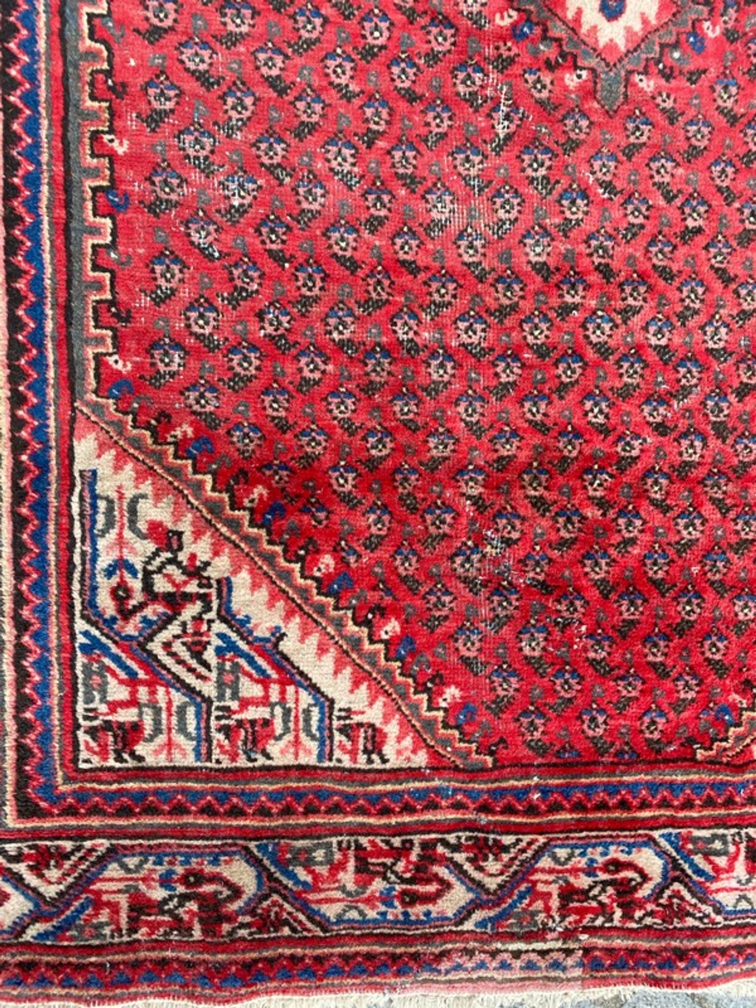 Tapis vintage persan mir 135x212 cm