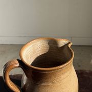 Large stoneware jug marked with pencil underneath H20 D11.