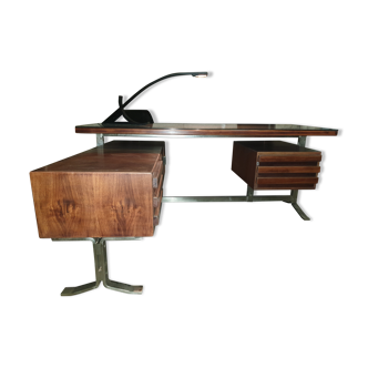 Vintage rosewood minister's office by gianni moscatelli for formanova, 1970 furniture design