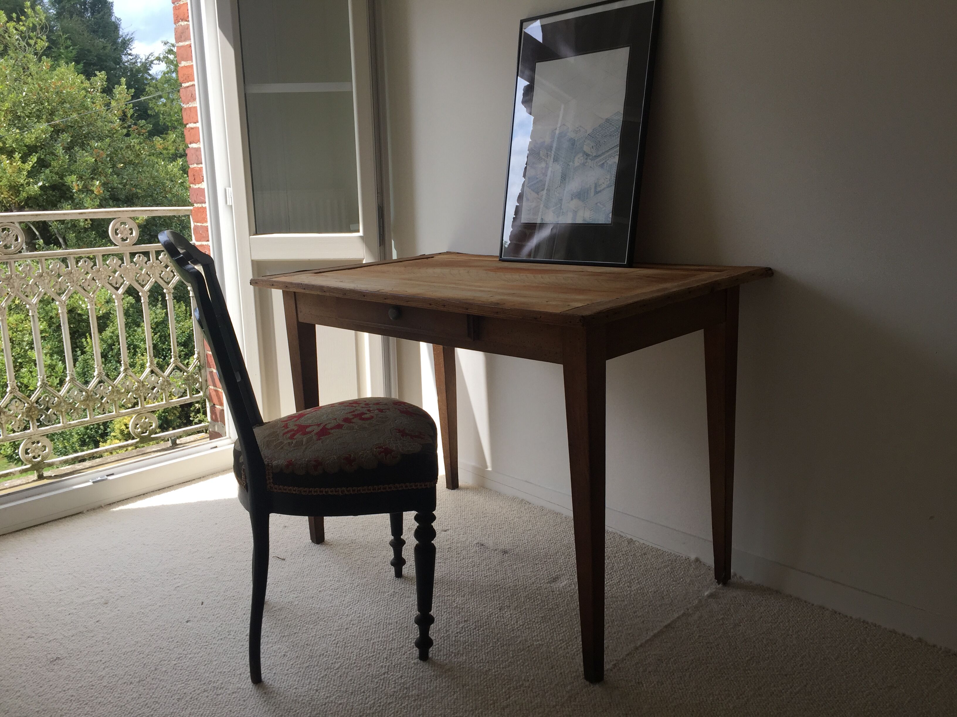 Wooden kitchen table