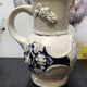 Vintage wine jug in German Westerwald stoneware 1/4L — "golden wine..."