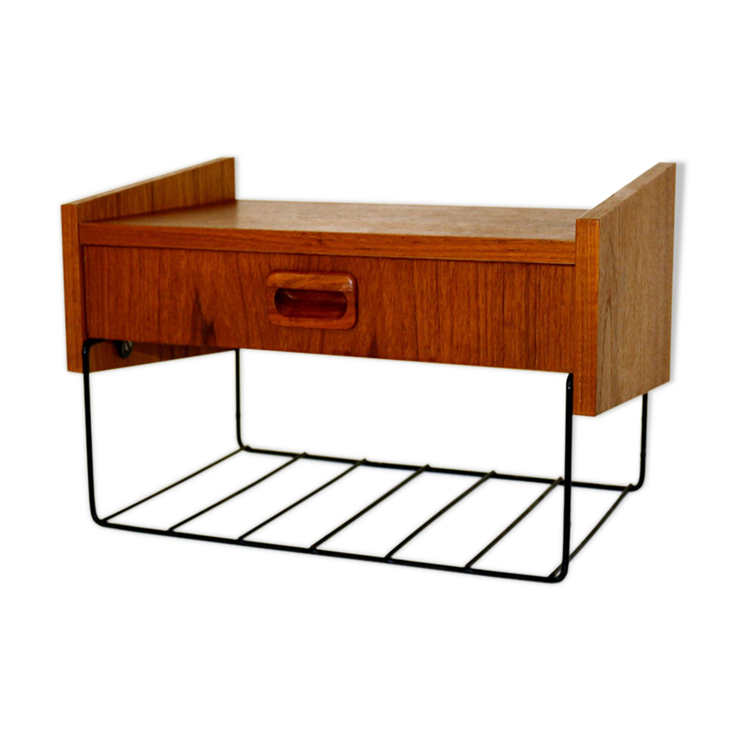 Teak wall shelf, Sweden, 1960