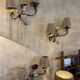 Vintage ceramic wall lights