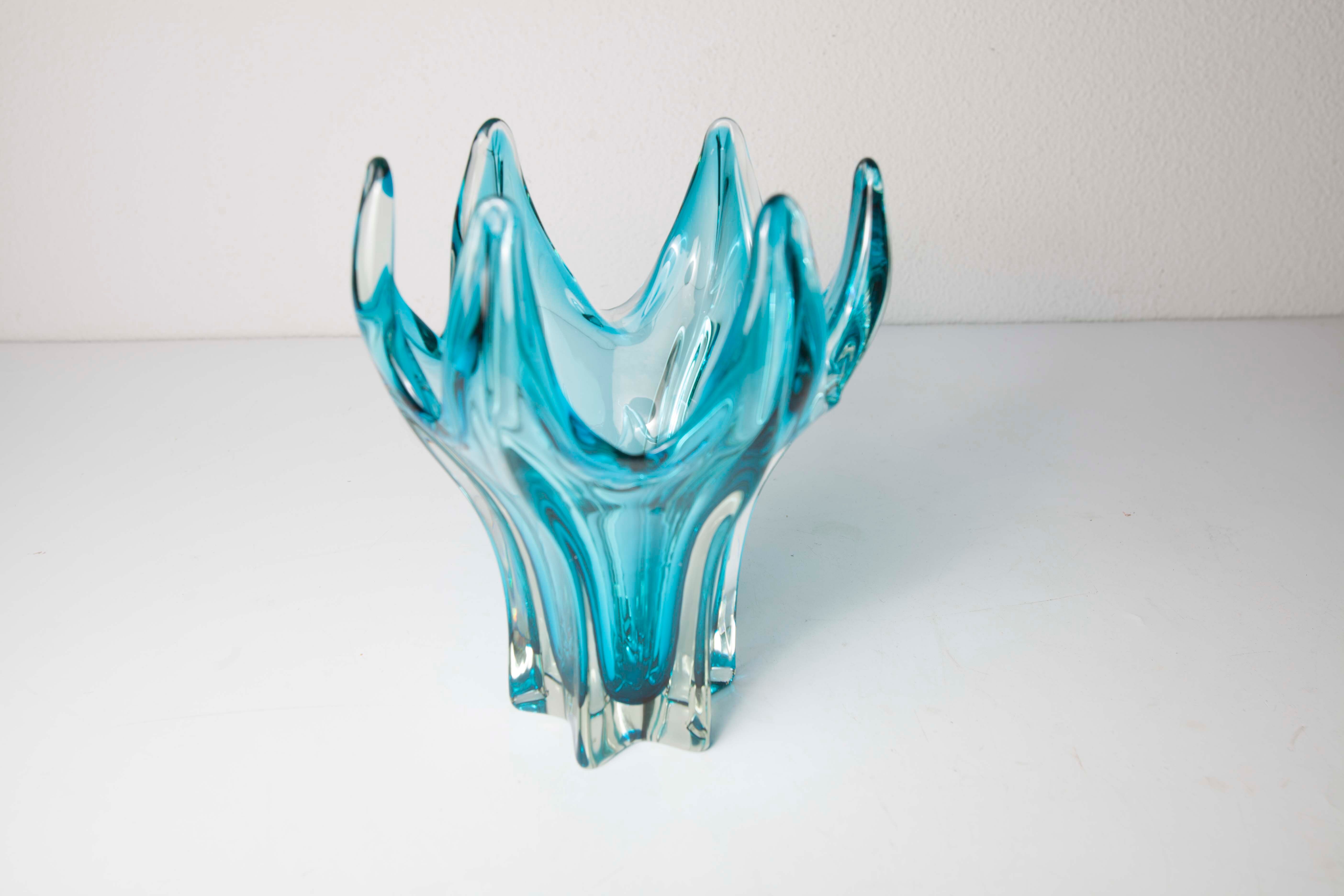 60's blue Murano vase