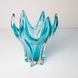 60's blue Murano vase