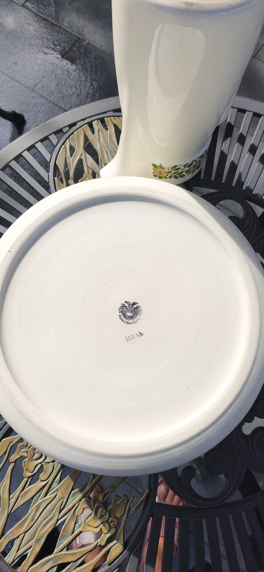 Vintage toilet set in Villeroy & Boch earthenware (1920-1931)