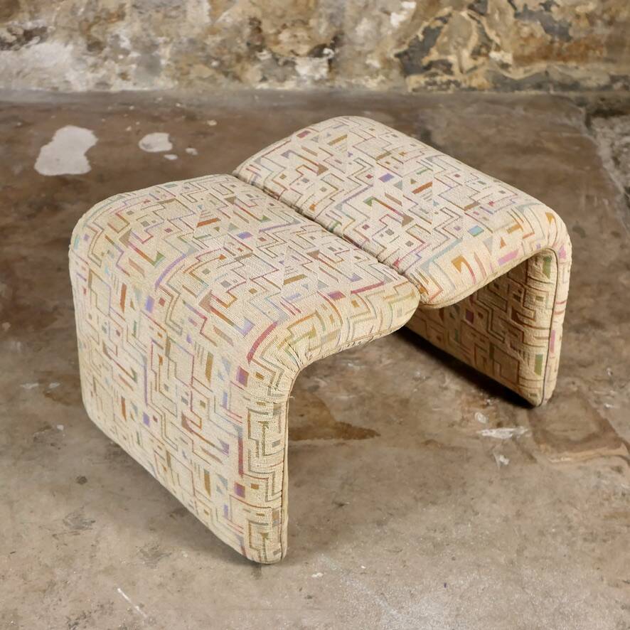 Strässle graphic sofa, 1980s