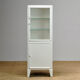 Cabinet médical vintage en fer et en verre, années 1950