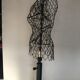 Mannequin buste couturière tripode Idéal métal et bois vintage 50