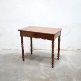 Vintage wooden desk side table