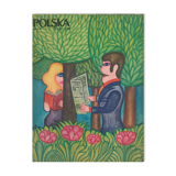 Unframed set of print covers of polska magazine from 1969 by Andrzej Krajewski