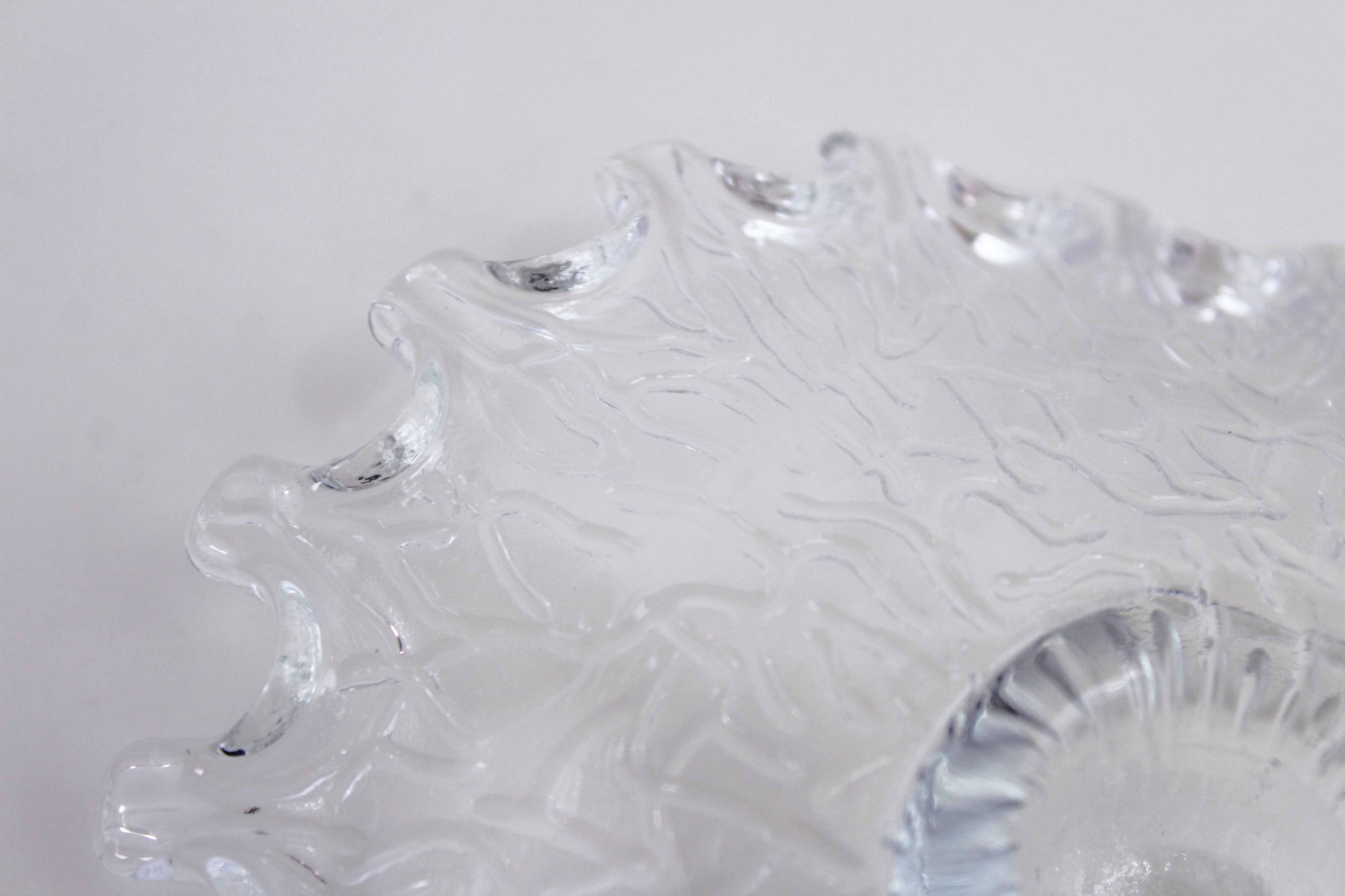 Vintage glass candle holder