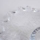 Bougeoir en verre vintage