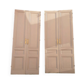 2 pairs of large 19th-century Haussmann-style cupboard doors.