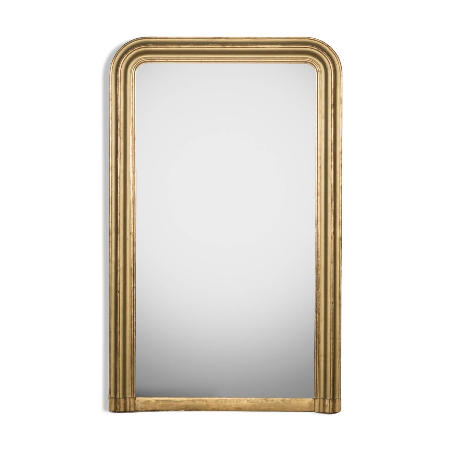 19th C Yellow Gold Louis Philippe Mirror