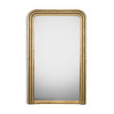 Miroir Louis Philippe en or jaune du XIXe siècle