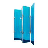 Vintage blue screen – 1970s style – created for Pierre Cardin