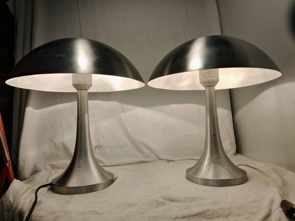 Paires de lampe champignon Philips alu 70'