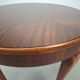 1930s Czechoslovak Art Deco Round Table in Wood and Veneer