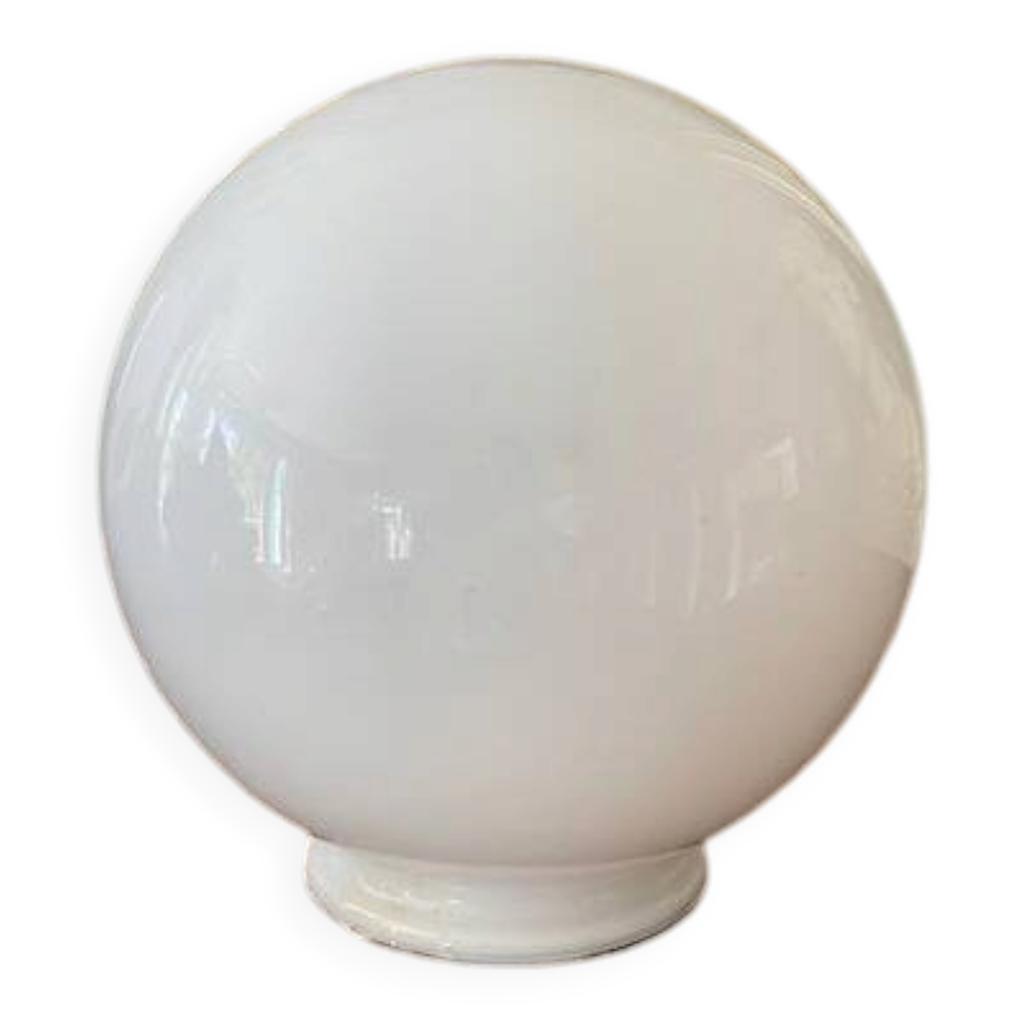round globe in opaline
