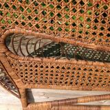 Headboard rattan 2 people