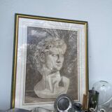 Dessin au crayon d’un buste