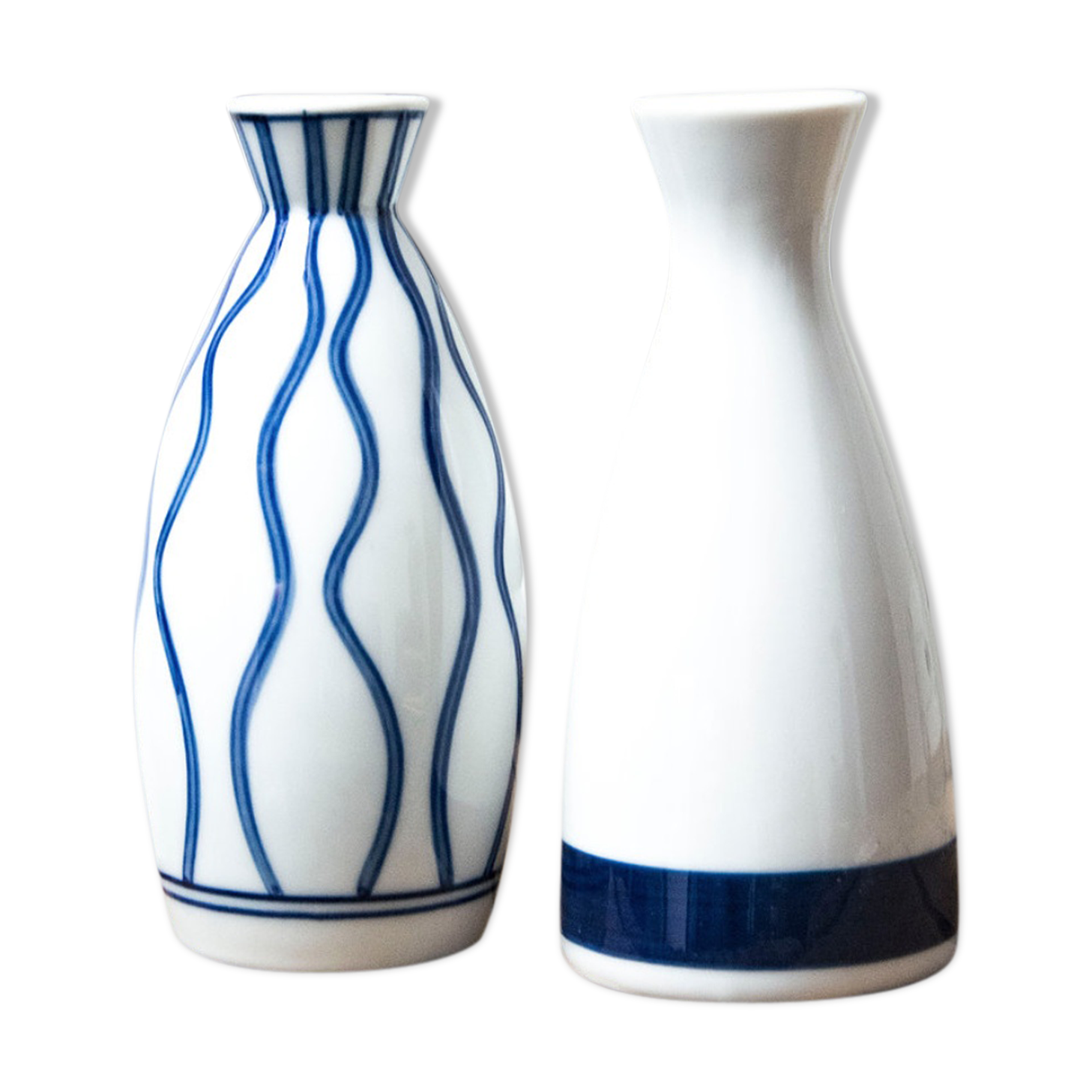 Duo of mini vases
