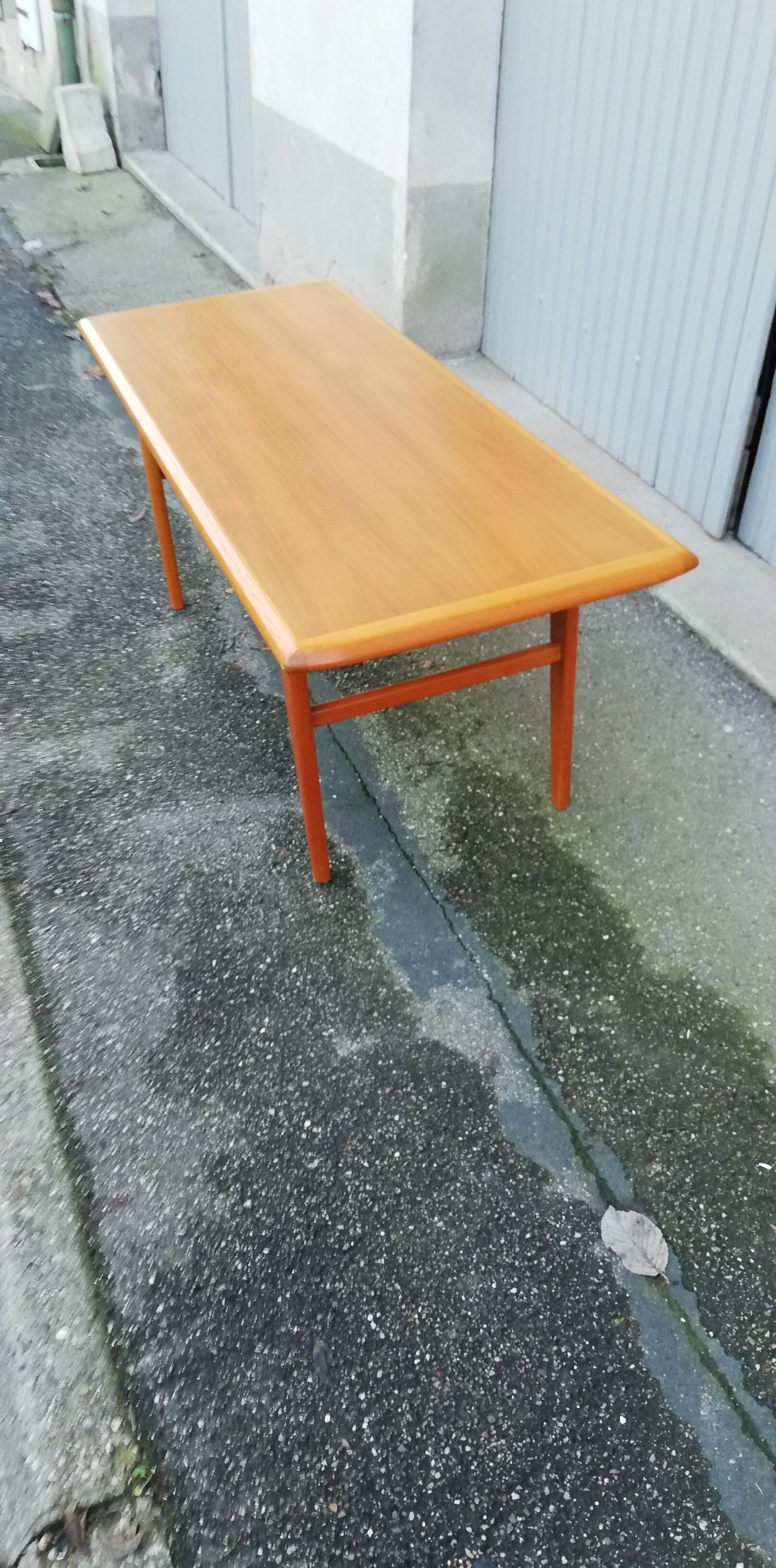 Scandinavian teak coffee table