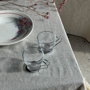 Lot de 9 tasses italiennes vintage à anse en métal