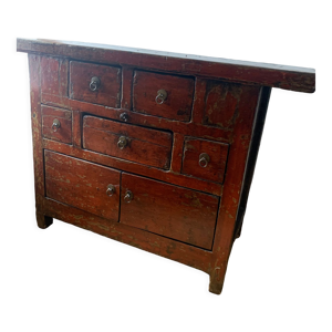 buffet en bois 2 portes
