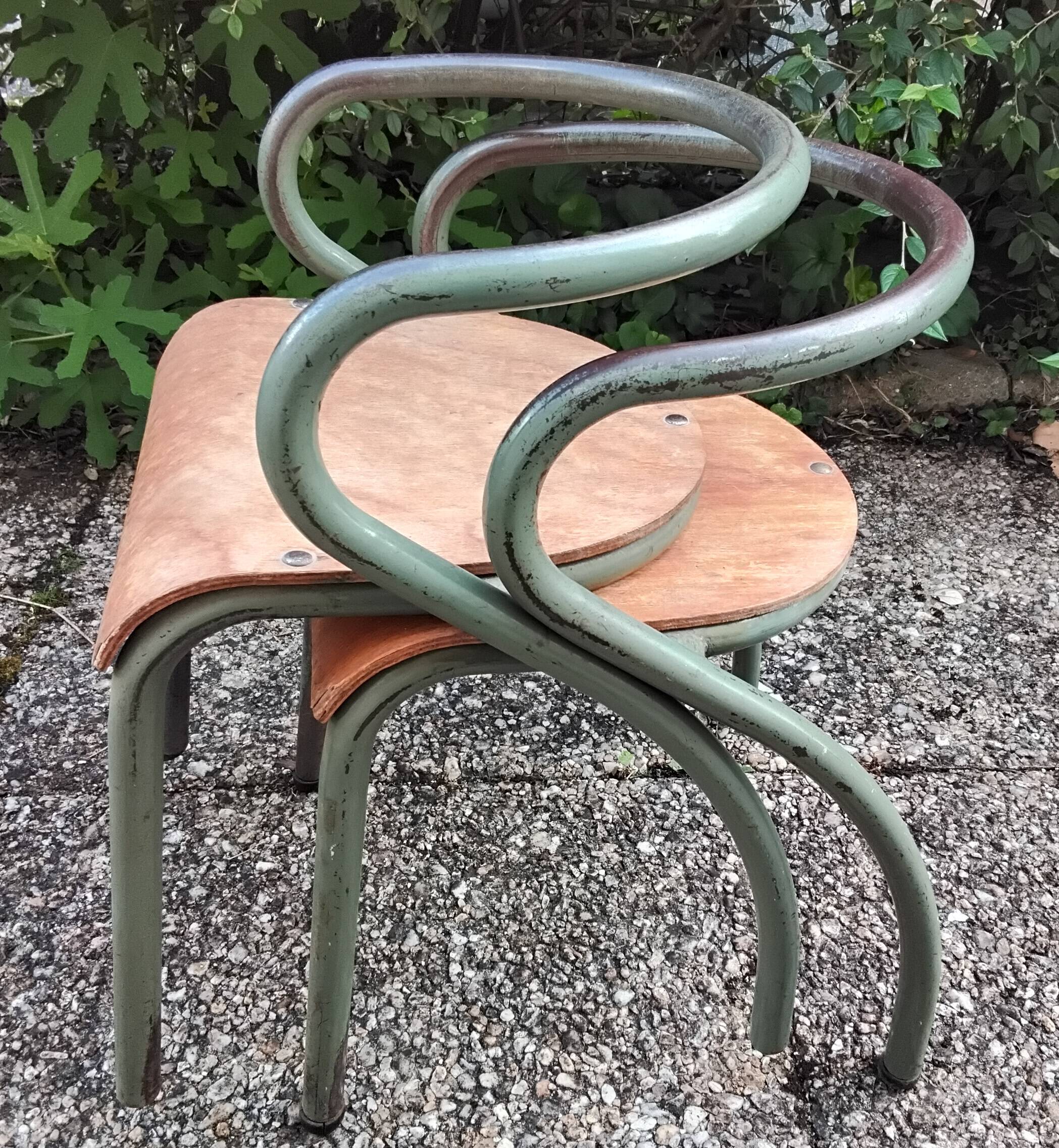 2 children's chairs Mullca