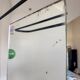 Coat rack, vintage cloakroom with mirror