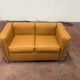 Original Cassina 2-seater Le Corbusier LC2 Cognac Camel leather IN NEW CONDITION!!