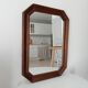 Vintage octagonal mirror from the 70s/80s.