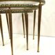 Table gigogne en laiton, XX siècle