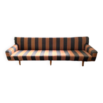 Scandinavian vintage 4 seater sofa, Danish sofa from the 60s