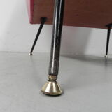 Vintage skai armchair with armrests