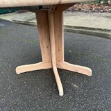 Round extendable dining table Rainer Daumiller for Hirtshals Sawaerk 145