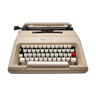 Machine à écrire Olivetti Lettera 35 gris beige révisée ruban neuf