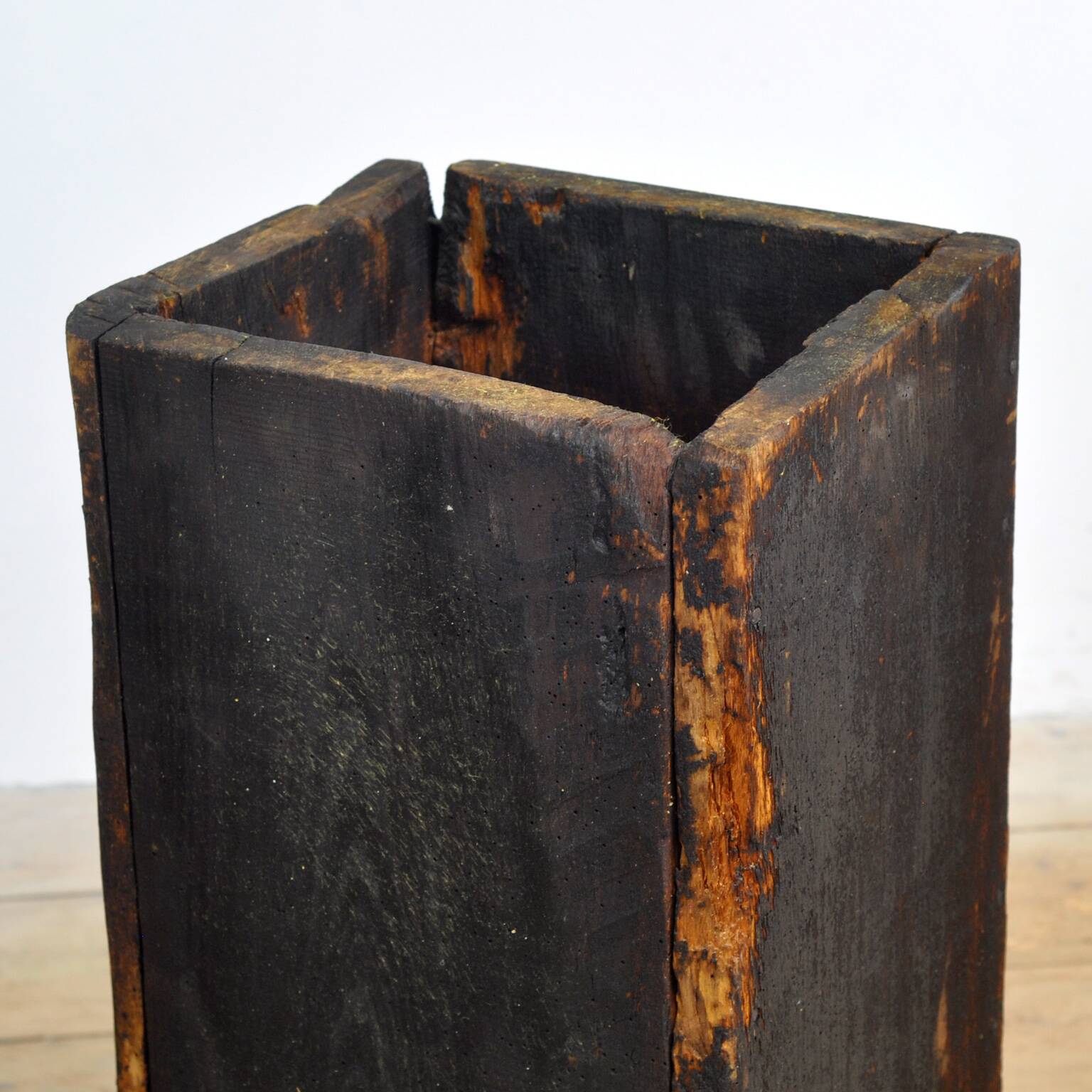 Primitive storage barrel/umbrella stand, circa 1900