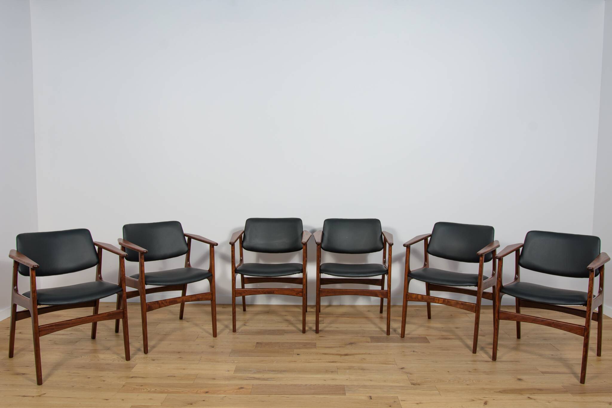 Mid Century Armchairs by Arne Vodder, 1960s, Set of 6