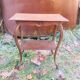Oak side table with goat legs from the 1940s.