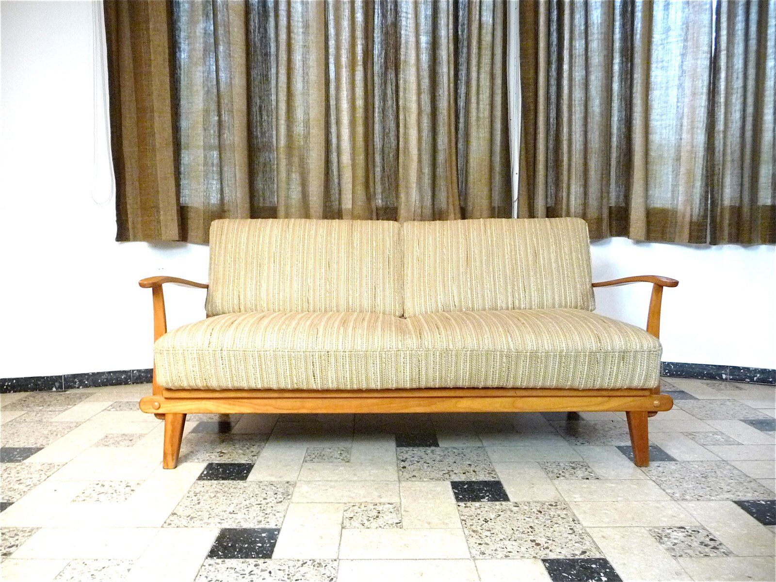 Mid-century daybed two-seater sofa from Wilhelm Knoll, Germany 1950s
