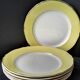6 flat plates in Badonviller earthenware FB