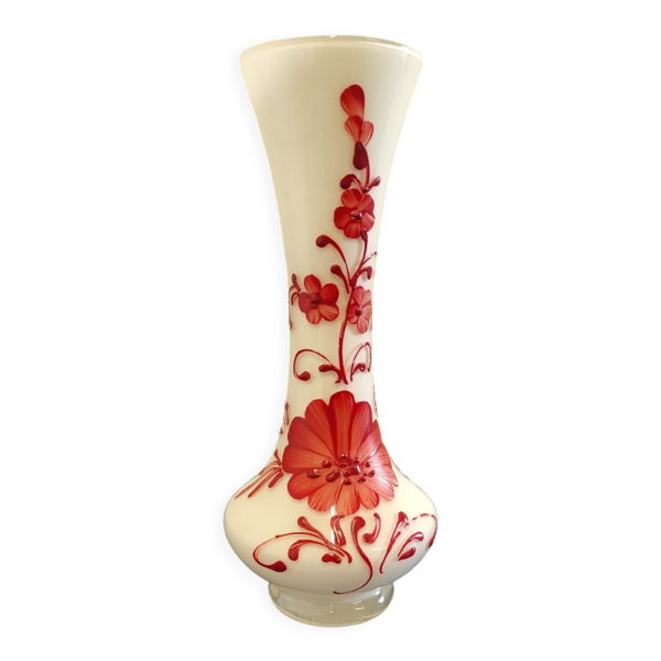 Soliflore en verre décor Floral — Beyit