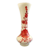 Soliflore en verre décor Floral